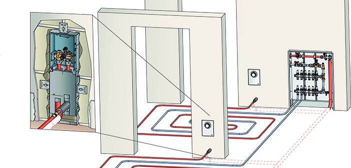 Energetische Bewertung von thermostatischen Einzelraumregelungen mit Bypass für Fußbodenheizungen