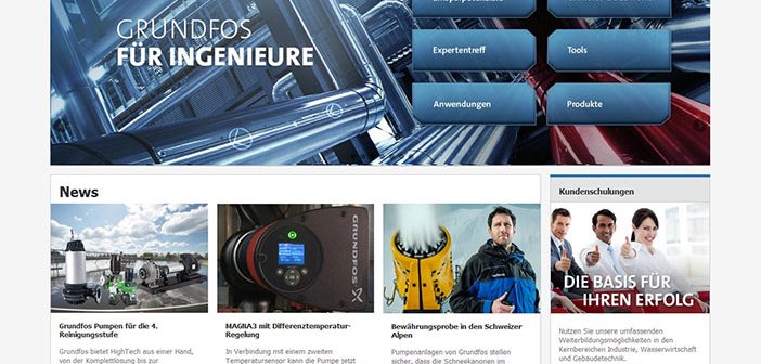 Neue Online-Plattform ‚Grundfos für Ingenieure‘