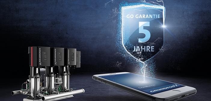 Neu für Druckerhöhungsanlagen – 5 Jahre Sicherheit ab Inbetriebnahme mit der Grundfos Go Garantie