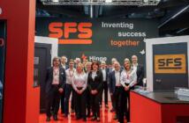 Das Team von SFS führte zahlreiche qualitativ hochwertige Gespräche mit Kunden und Interessenten.